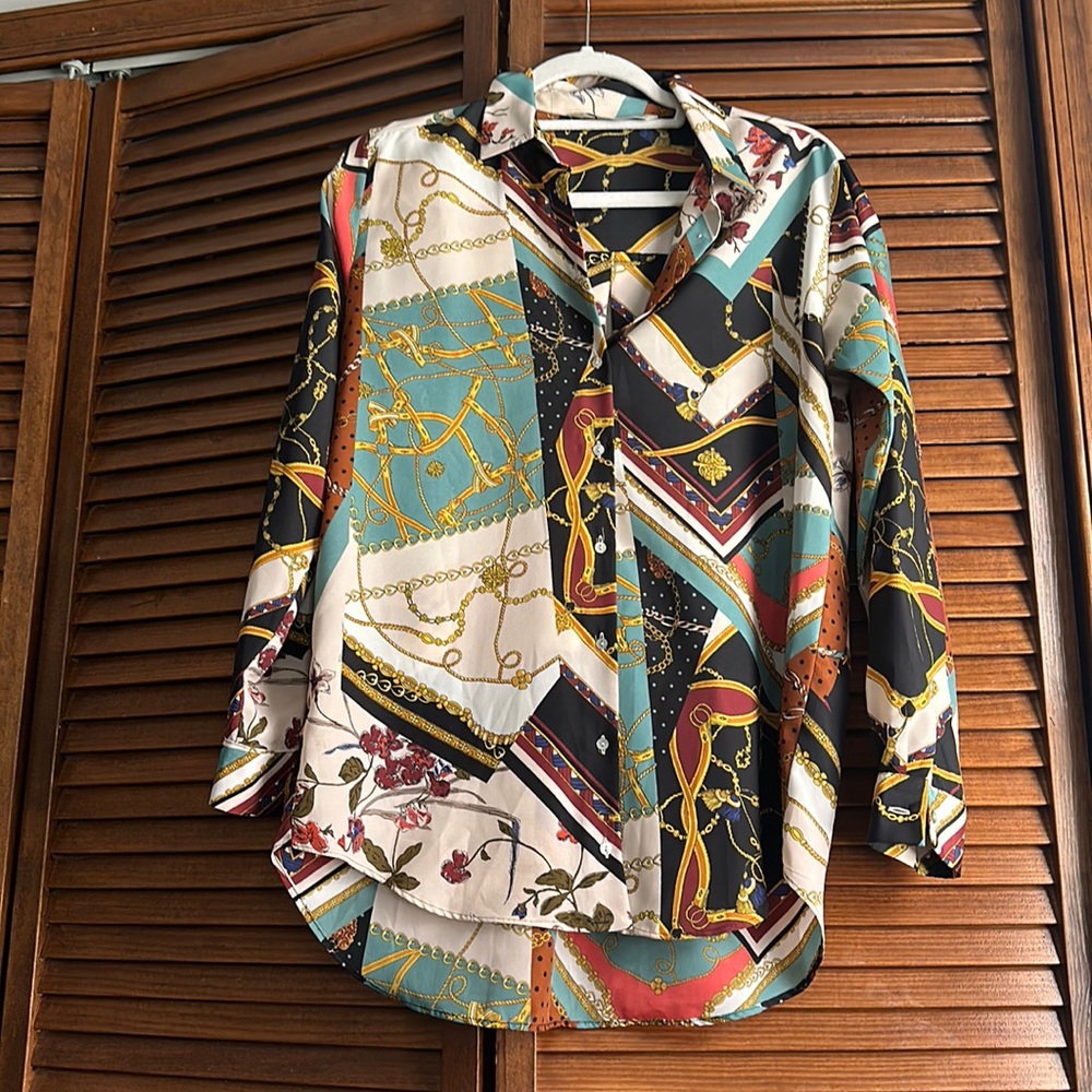 Zara Basic 90’s blouse